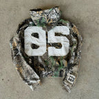 Camo Graphic Zip-Up Hoodie