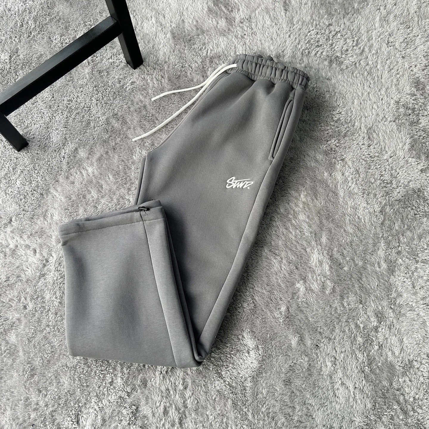 Men’s Retro Loose-Fit Straight-Leg Sweatpants