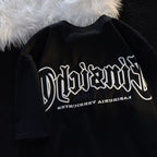 Gothic Script Oversized Tee