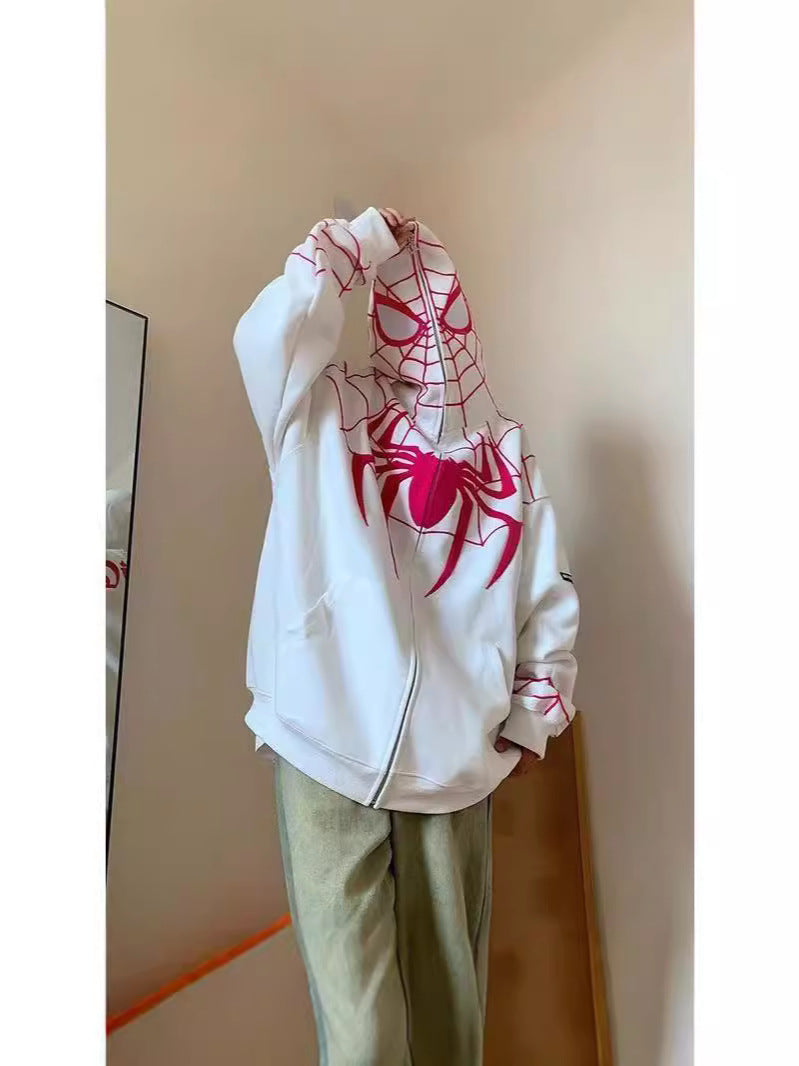 Spider-Man Oversized Zip-Up Hoodie