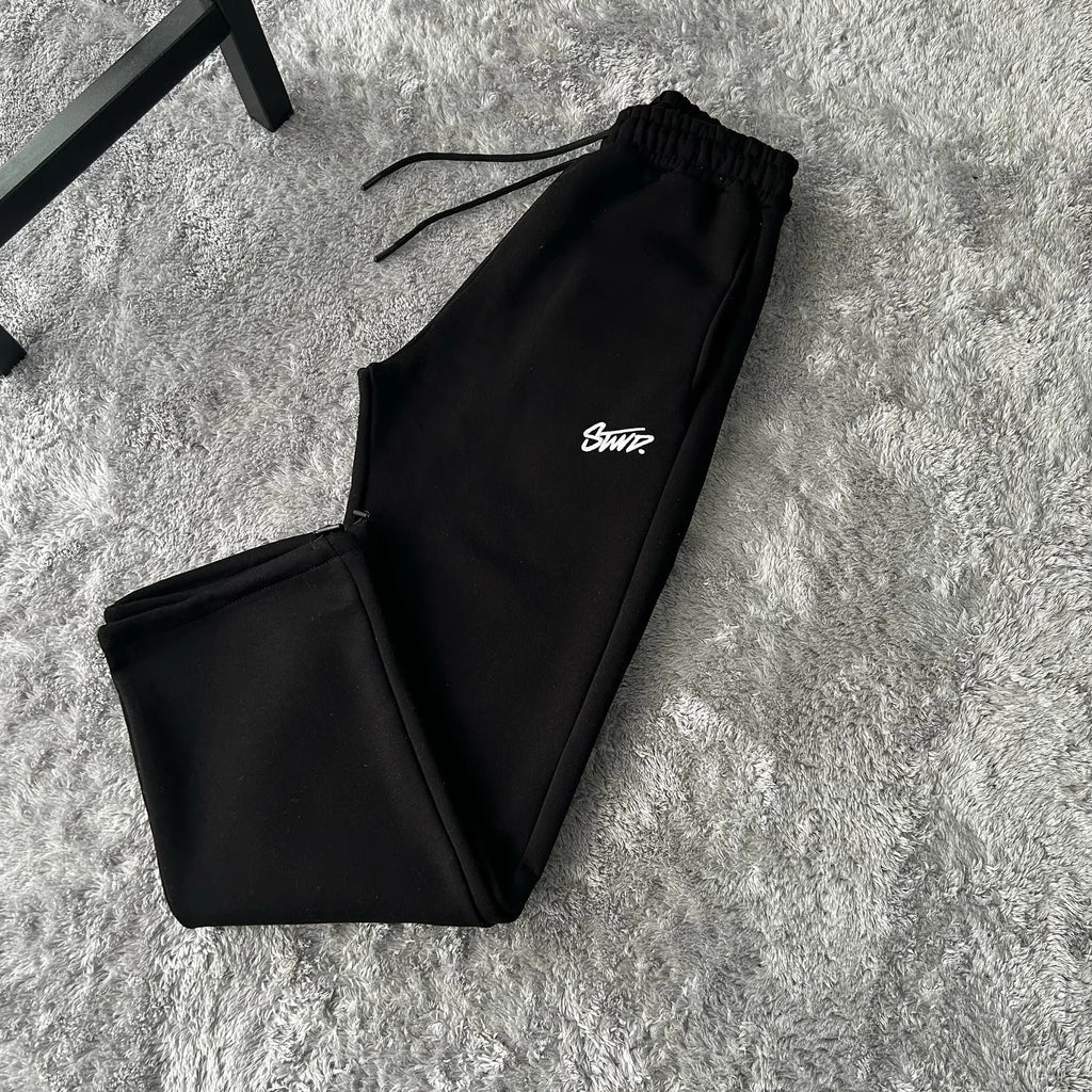 Men’s Retro Loose-Fit Straight-Leg Sweatpants