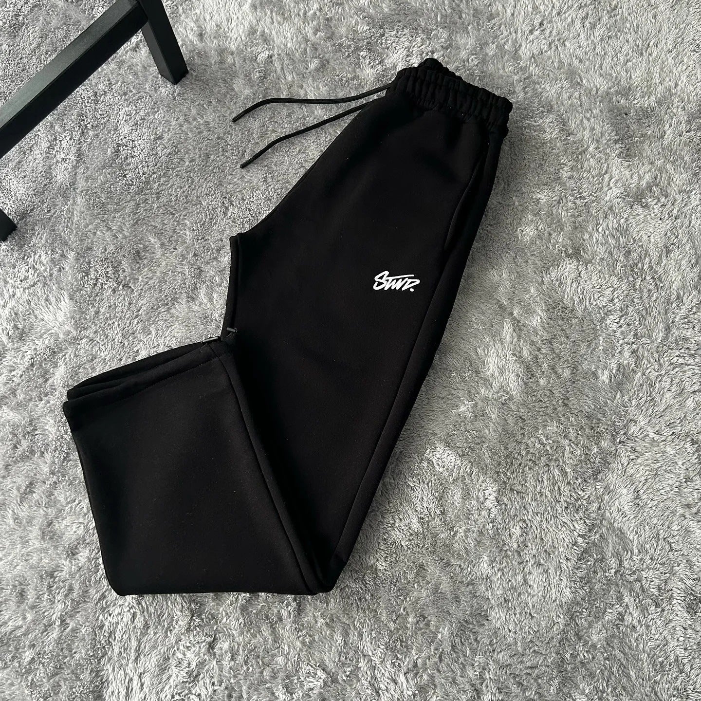 Men’s Retro Loose-Fit Straight-Leg Sweatpants
