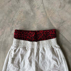 Leopard Waist Wide-Leg Pants