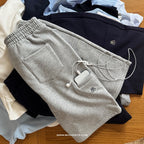 Retro Embroidered Sweat Shorts