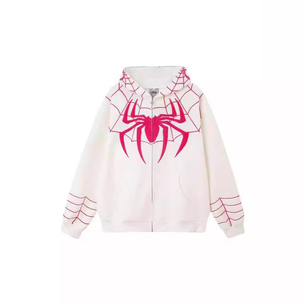 Spider-Man Oversized Zip-Up Hoodie