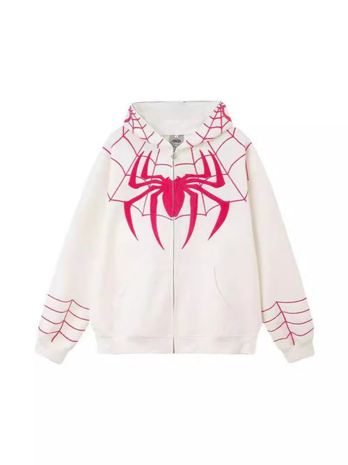 Spider-Man Oversized Zip-Up Hoodie