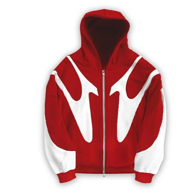 2K Patchwork Print Hoodie