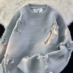 Distressed Knit Sweater