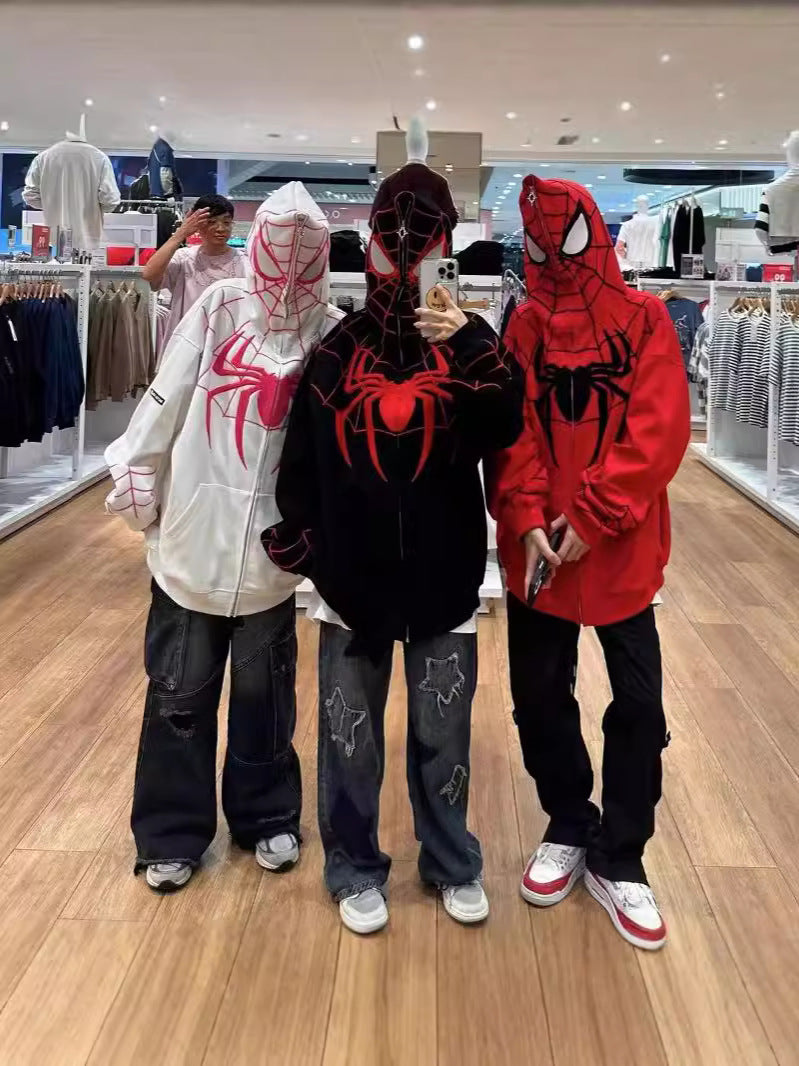 Spider-Man Oversized Zip-Up Hoodie