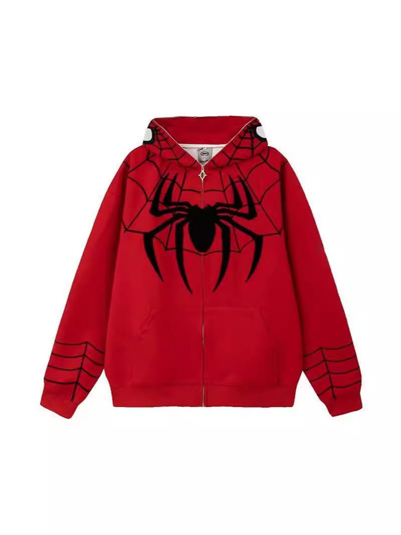 Spider-Man Oversized Zip-Up Hoodie