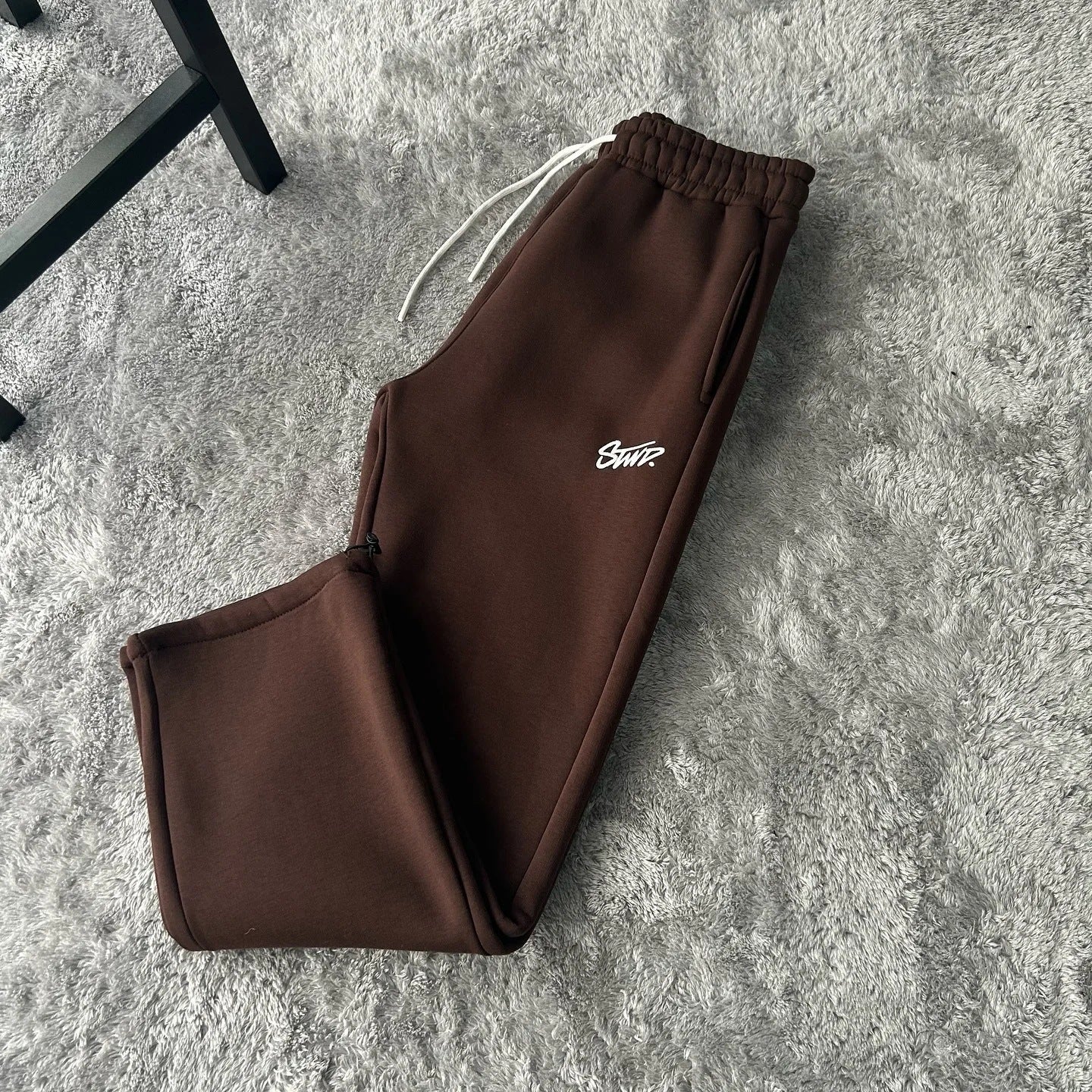 Men’s Retro Loose-Fit Straight-Leg Sweatpants